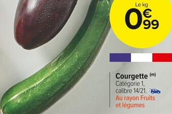 Carrefour Market Courgette offre