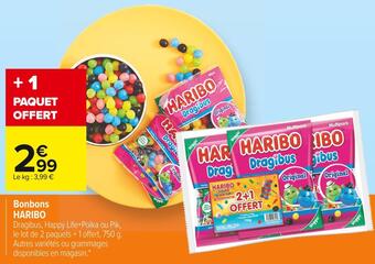 Carrefour Market Haribo bonbons offre