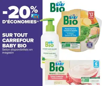 Carrefour Market Bon plan sur tout carrefour baby bio offre
