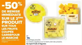 Carrefour Market Carrefour le marché bon plan sur tous les fruits coupés carrefour le marché offre