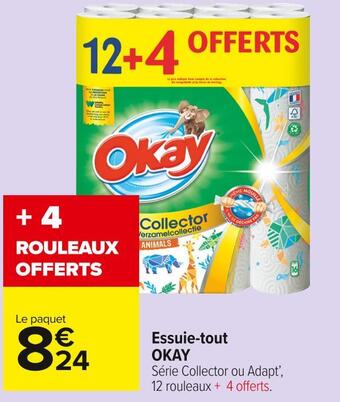 Carrefour Market Okay essuie-tout offre
