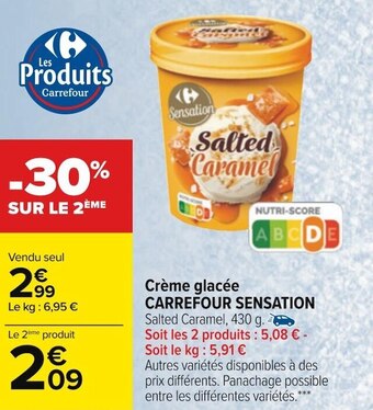 Carrefour Carrefour sensation crème glacée offre