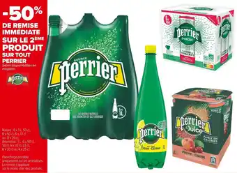 Carrefour Market Perrier bon plan sur tout perrier offre