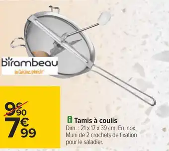 Birambeau tamis à coulis