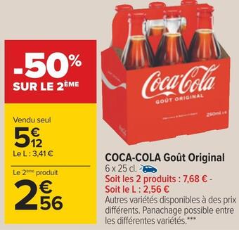 Carrefour Coca-cola coca-cola goût original offre