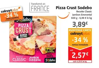 Colruyt Pizza Crust Sodebo offre