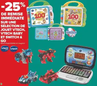 Vtech bon plan sur une sélection de jouet vtech, vtech baby et switch & go