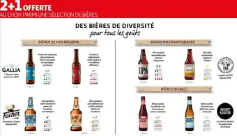 Auchan Gallia/ fischer/ mort subite bon plan sur une sélection de bières des marques gallia, fischer, mort subite offre