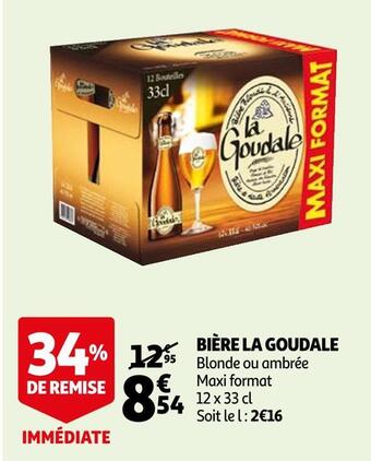 Auchan La goudale bière offre
