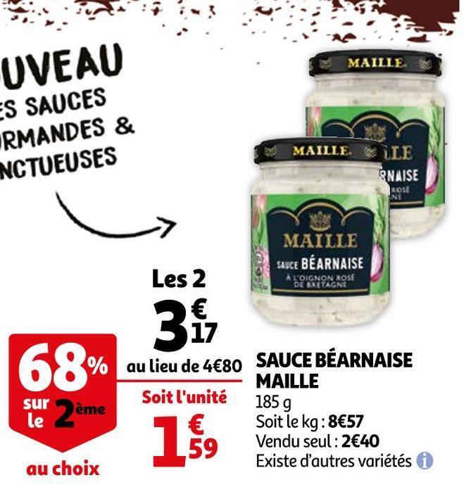 Promo Maille sauce béarnaise chez Auchan