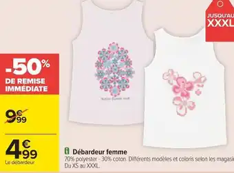 Carrefour Débardeur femme offre
