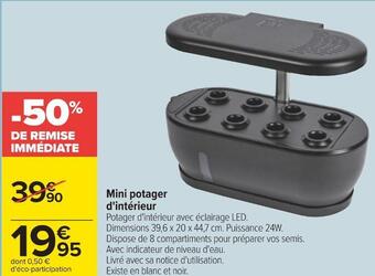 Carrefour Mini potager d'intérieur offre