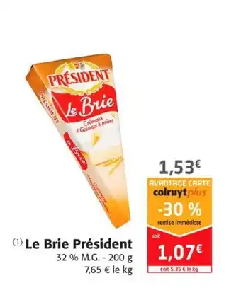 Colruyt Le Brie Président offre