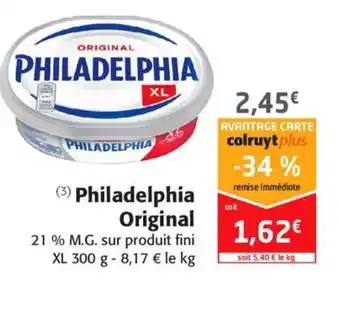 Colruyt Philadelphia Original offre