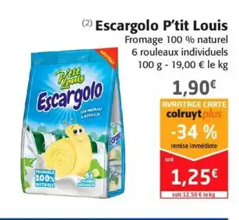 Colruyt Escargolo P'tit Louis offre