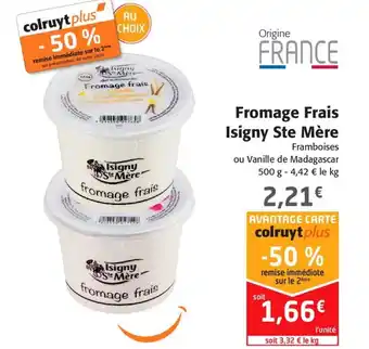 Colruyt Fromage Frais Isigny Ste Mère offre