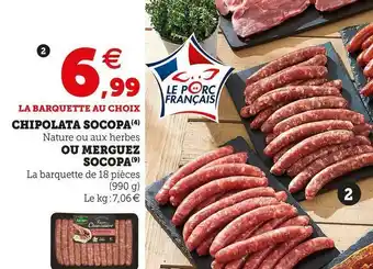 Super U CHIPOLATA offre