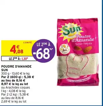 Poudre d'amande sun