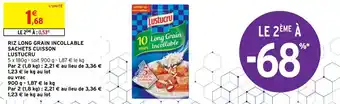 Intermarché Hyper LUSTUCRU riz long grain incollable sachets cuisson offre