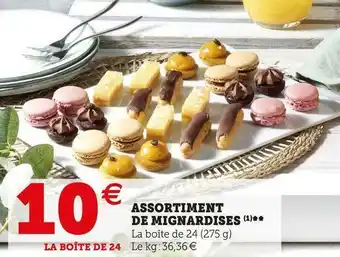 Super U ASSORTIMENT DE MIGNARDISES offre
