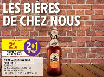 Intermarché Hyper FISCHER bière ambrée dorelei offre