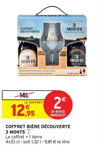 Intermarché Hyper 3 MONTS coffret bière découverte offre