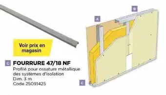 Bricomarché Fourrure 47-18 Nf offre