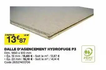 Bricomarché Dalle D'agencement Hydrofuge P3 offre