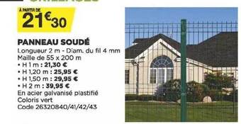 Bricomarché Panneau Soudé offre