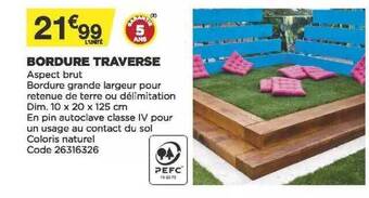 Bricomarché Bordure Traverse offre