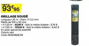 Bricomarché Grillage Soudé offre
