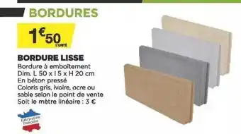 Bordure Lisse