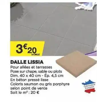 Bricomarché Dalle Lissia offre