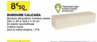 Bricomarché Bordure Calcara offre