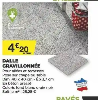 Bricomarché Dalle Gravillonnée offre