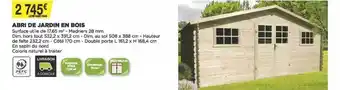 Bricomarché Abri De Jardin En Bois offre