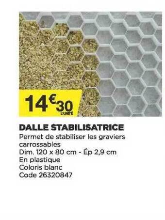 Bricomarché Dalle Stabilisatrice offre