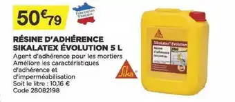 Résine D'adhérence Sikalatex évolution 5l
