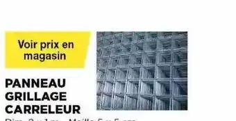 Bricomarché Panneau Grillage Carreleur offre
