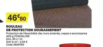 Bricomarché Rouleau De Protection Soubassement offre
