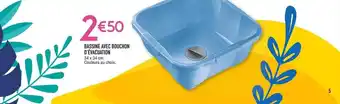 E.Leclerc Bassine Avec Bouchon D'évacuation offre