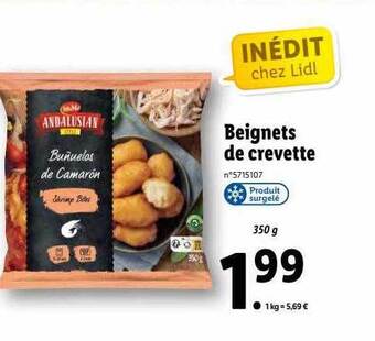 Lidl Beignets De Crevette offre