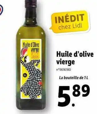 Lidl Huile D'olive Vierge offre
