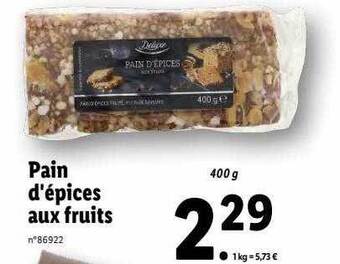 Pain D'épices Aux Fruits