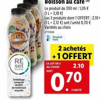 Lidl Boisson Au Café offre