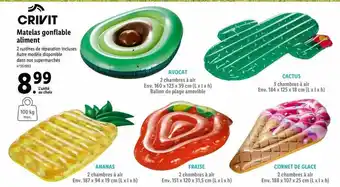 Lidl Matelas Gonflable Aliment Crivit offre