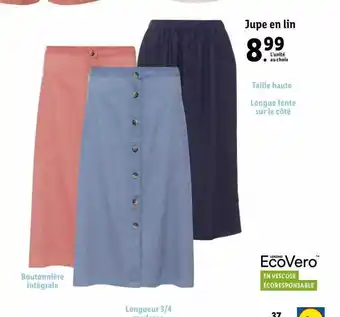 Lidl Jupe En Lin offre