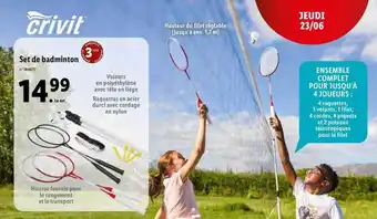 Set De Badminton Crivit