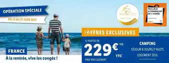 Lidl Camping offre
