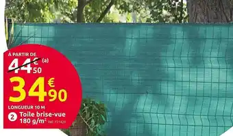 Mr Bricolage Toile Brise-vue offre